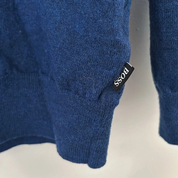 HUGO BOSS kids 100% Wool Slim Fit Jumper Pullover Sweater Size xxl - Picture 3 of 5